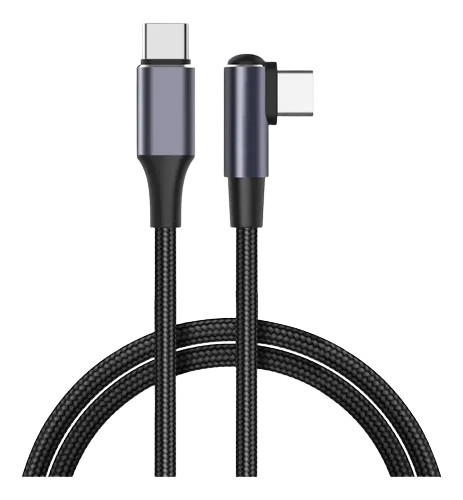 Cabo Tipo-C para Tipo-C em Ângulo 90º HAVIT CB6313 PD 60W (2m)