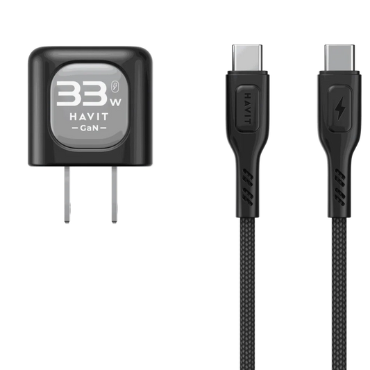 Carregador de Viagem HAVIT UC233 33W GaN