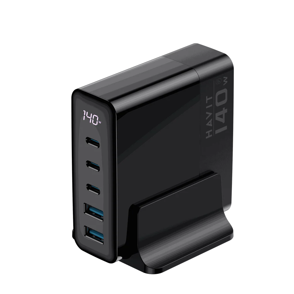Adaptador de Energia HAVIT UCLE003 GaN de 140W