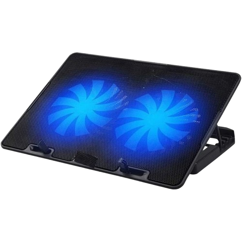 HV-F2083 Havit Suporte de Resfriamento com Fio 2 Ventiladores Portátil RGB para Jogadores
