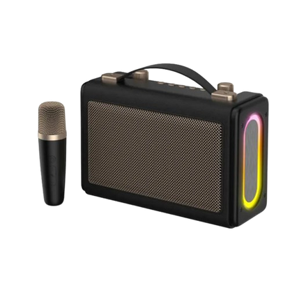 Havit SK823BT alto-falante Bluetooth portátil retrô portátil de karaokê