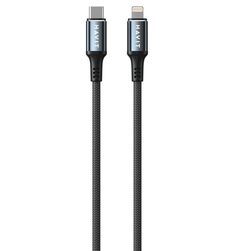 Cabo USB-C para Lightning HAVIT CB6311 Bicolor PD 30W (1m)