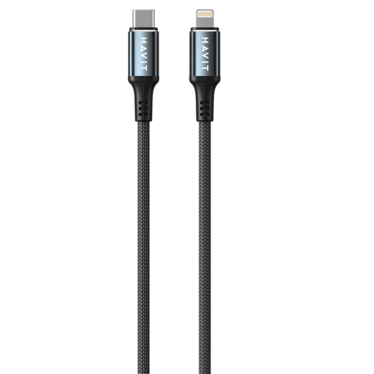 Havit CB6311 - Cabo USB Tipo C para Lightning, 1 m (preto)