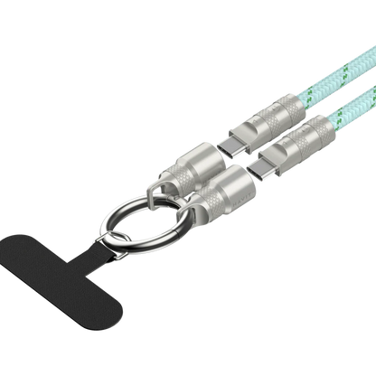 Cabo USB-C para USB-C Crossbody Lanyard HAVIT CB6340 PD 60W (1.2m)