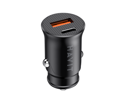 HAVIT CC2022 CARREGADOR DE CARRO USB-A + USB-C