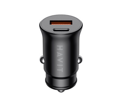 HAVIT CC2022 CARREGADOR DE CARRO USB-A + USB-C