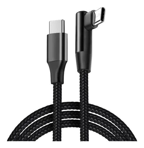 Cabo Tipo-C para Tipo-C em Ângulo 90º HAVIT CB6313 PD 60W (2m)