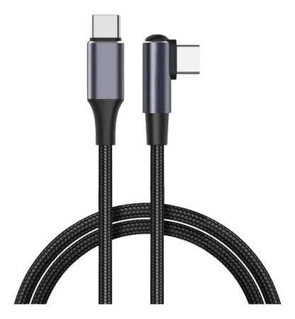 Cabo Tipo-C para Tipo-C em Ângulo 90º HAVIT CB6313 PD 60W (2m)