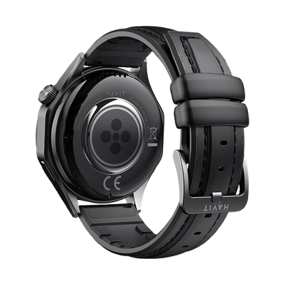 Havit M9031 PRO Classic Fashion Relogio Inteligentes IP68 À Prova D' Água Touch Screen Fitness Smart Watch Com Carregamento Sem Fio