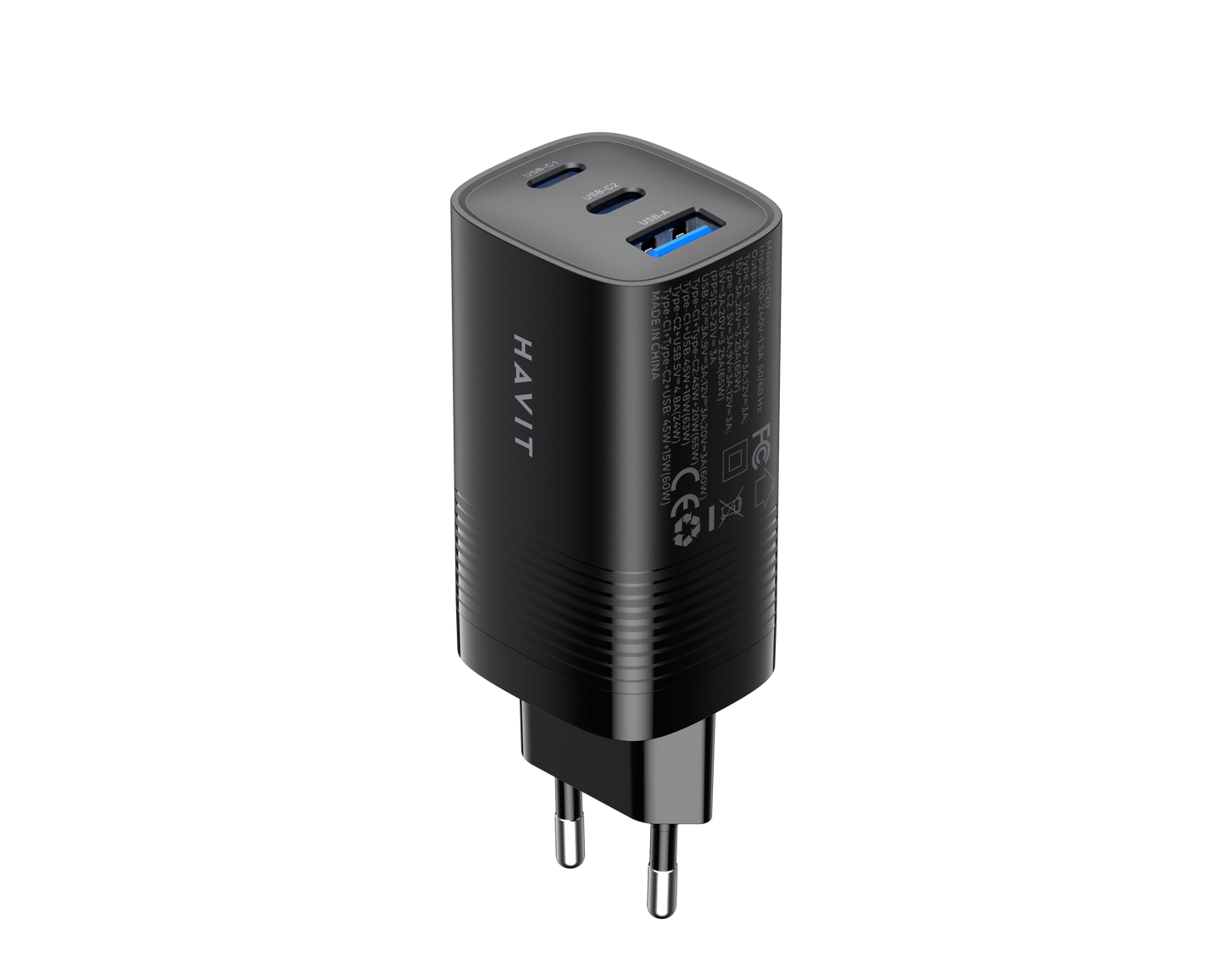 Carregador de Viagem HAVIT UC202 65W