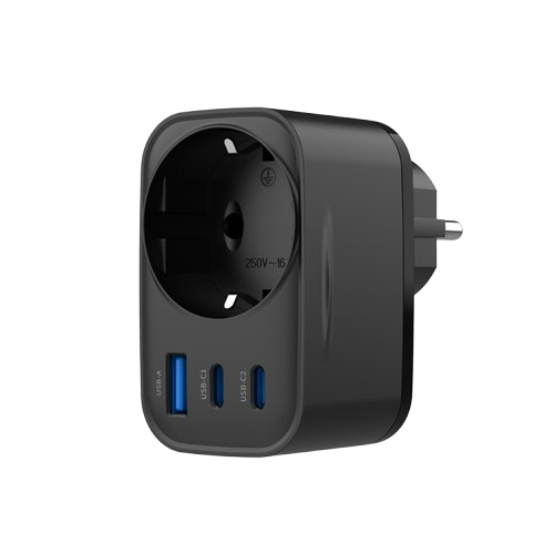 Carregador Portátil USB-C Havit UC142 30W Mais Vendido Adaptador ABS para Laptop Câmera Fones de Ouvido