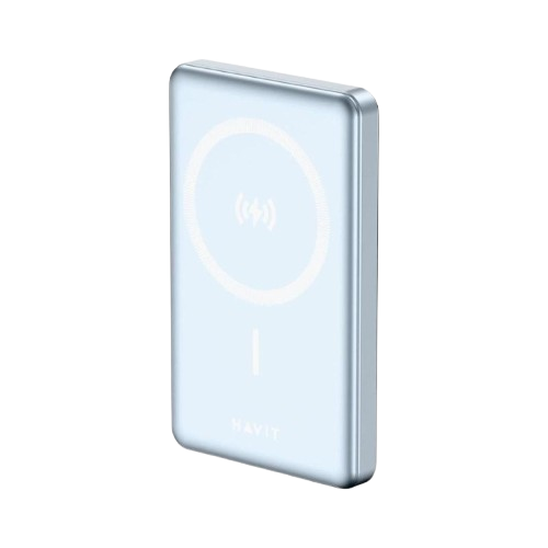 Power Bank Magnético Sem Fios HAVIT PB5203 10000mAh Carregador Portátil GaN/Alum nio PD 20W Premium