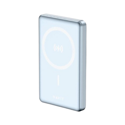 Power Bank Magnético Sem Fios HAVIT PB5203 10000mAh Carregador Portátil GaN/Alum nio PD 20W Premium