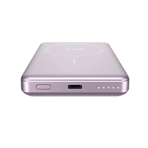 Power Bank Magnético Sem Fios HAVIT PB5203 10000mAh Carregador Portátil GaN/Alum nio PD 20W Premium