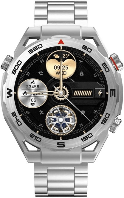 Smartwatch Havit M9030 Ultra 1,43″ AMOLED HD Touch Screen em liga de zinco Cinza