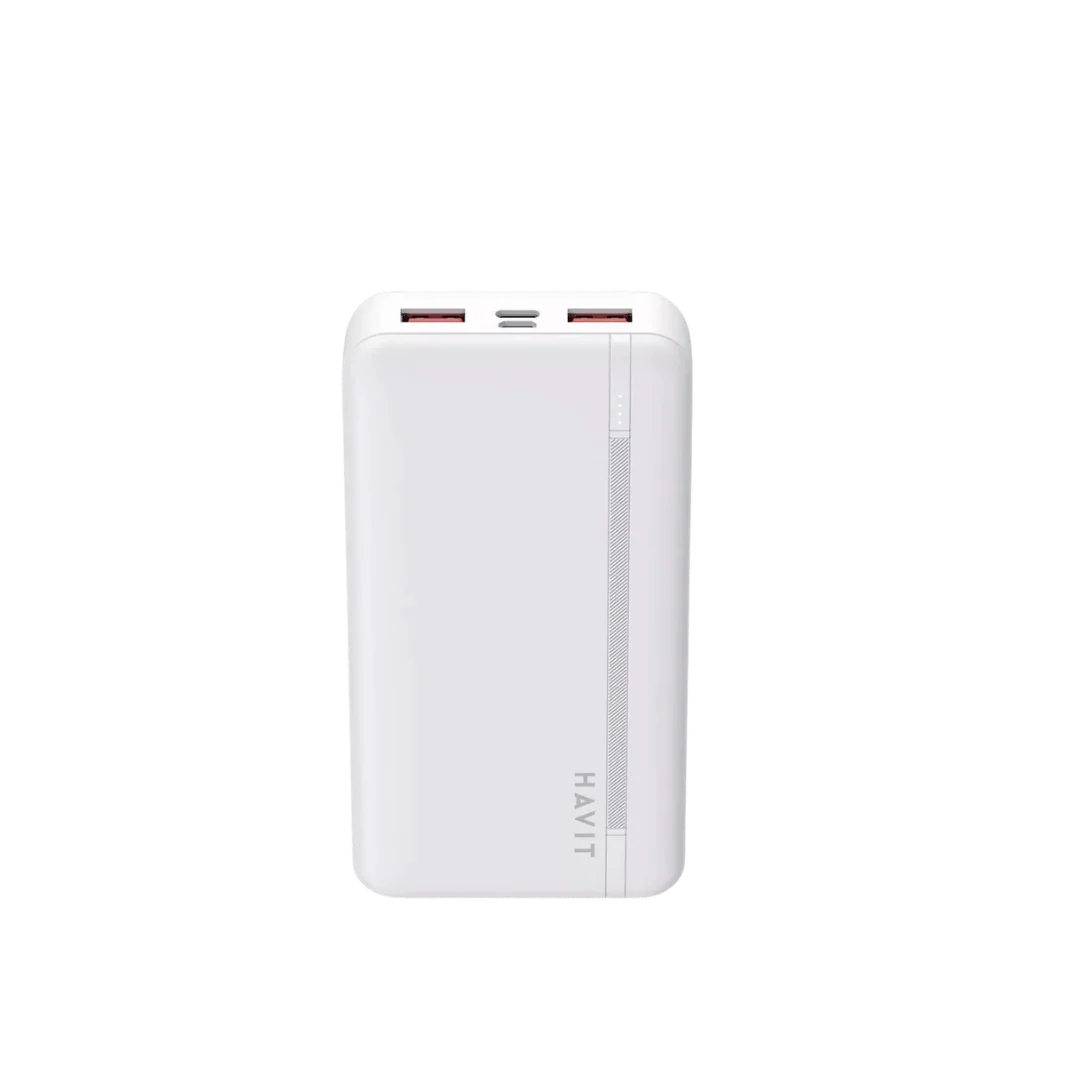Power Bank Rápido HAVIT PB92 20000mAh Carregador Portátil Duplo PD 20W + 22.5W com Ecr  LED