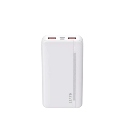 Power Bank Rápido HAVIT PB92 20000mAh Carregador Portátil Duplo PD 20W + 22.5W com Ecr  LED