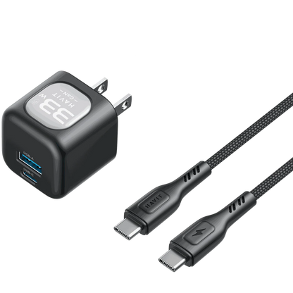 Carregador de Viagem HAVIT UC233 33W GaN