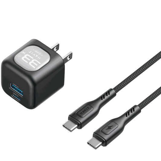 Carregador de Viagem HAVIT UC233 33W GaN