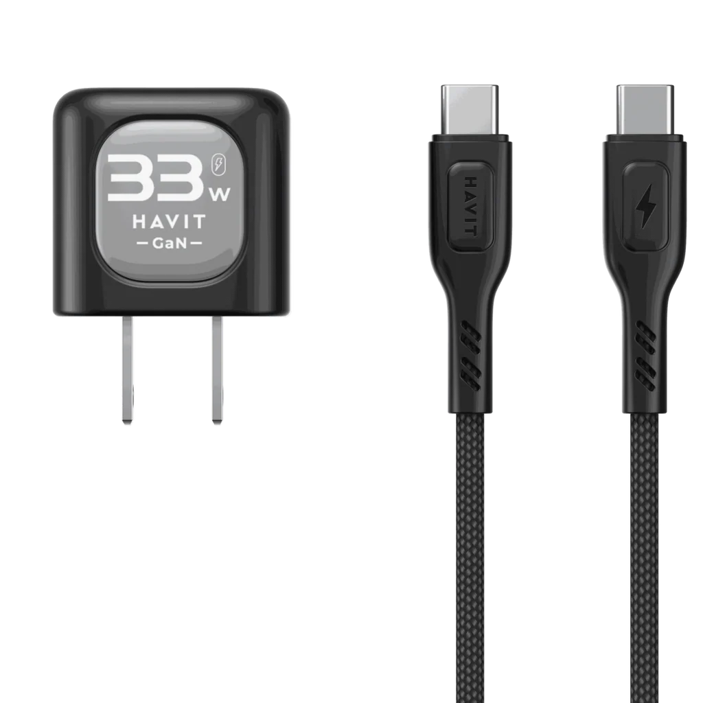 Carregador de Viagem HAVIT UC233 33W GaN