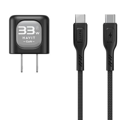 Carregador de Viagem HAVIT UC233 33W GaN