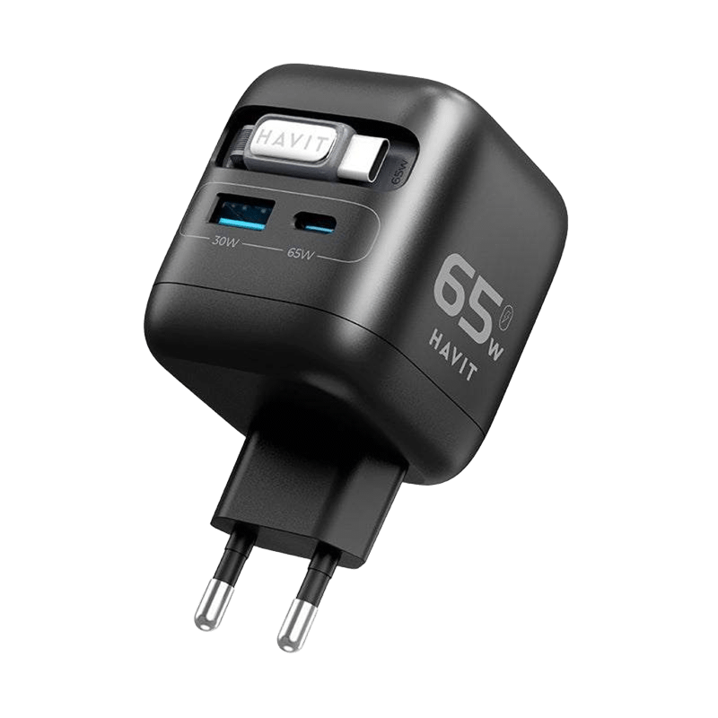 Carregador de Viagem HAVIT UC253 65W GaN
