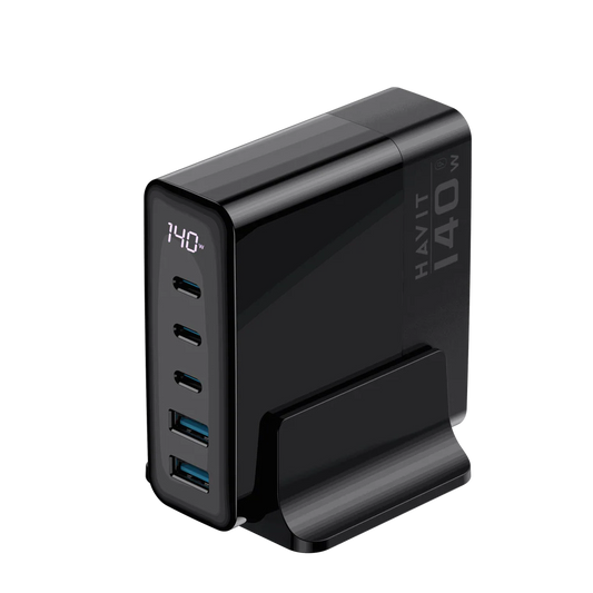Adaptador de Energia HAVIT UCLE003 GaN de 140W