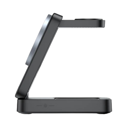 Havit - Estação de Carregamento Sem Fio 3in1 (W3103) - para Telefone/Fones de Ouvido/Relógio, 15W - Preto / Cinza