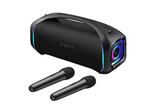 Coluna de Som HAVIT SK910BT Wireless Partyblast Go à Prova de Água (Com Dois Microfones)