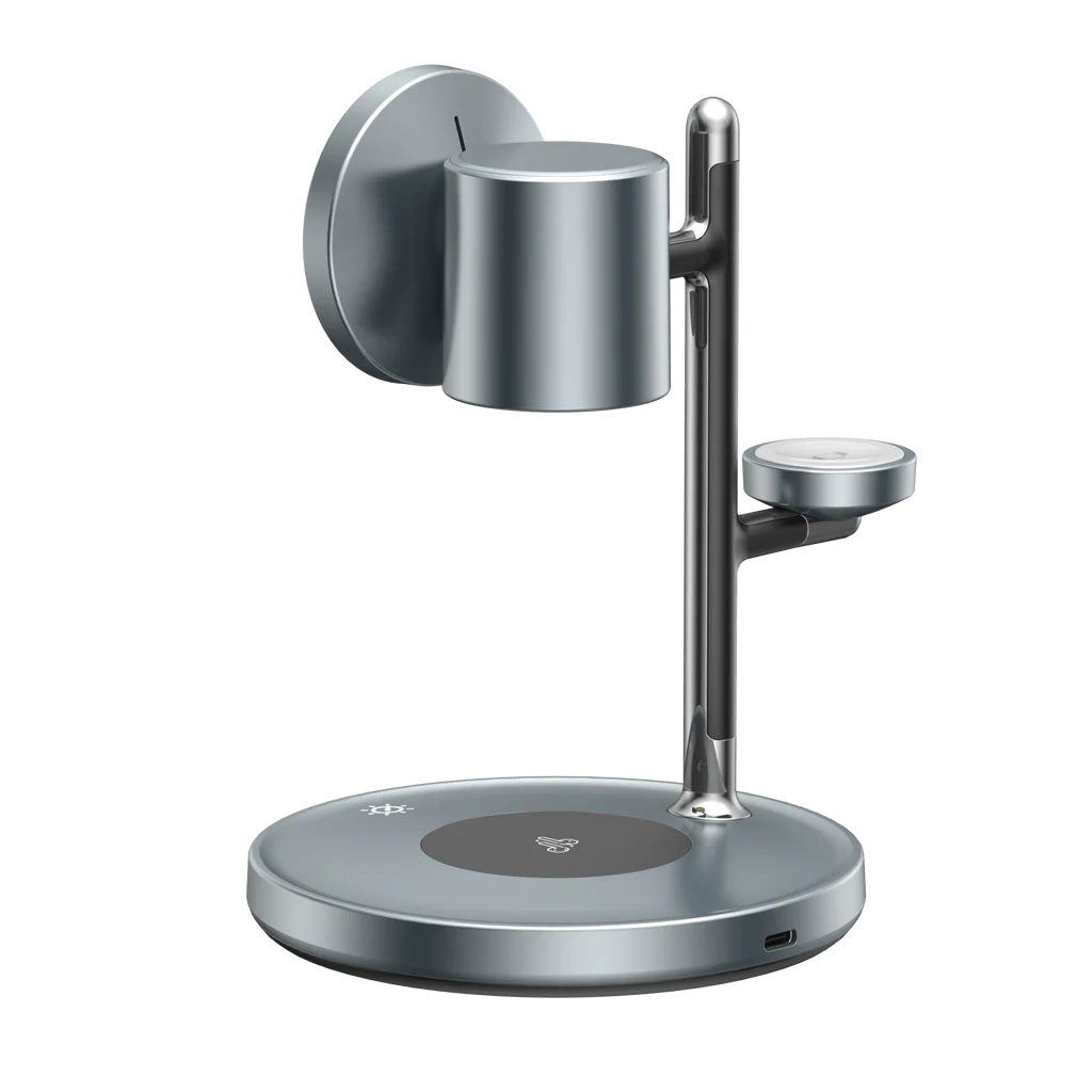 Carregador Sem Fio 3 em 1 HAVIT com Qi2 e Luz W3113
