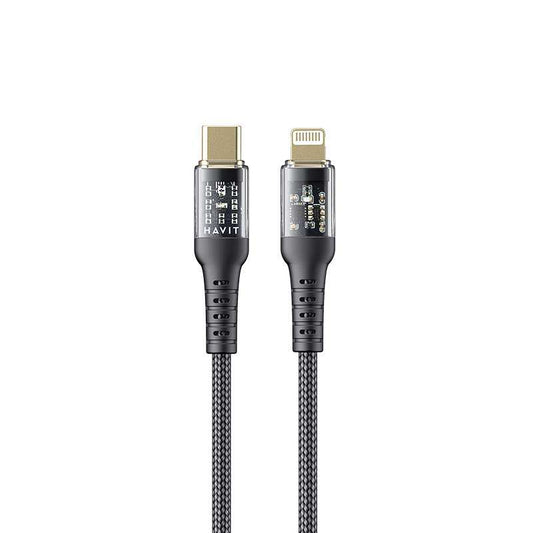 Cabo de Carregamento HAVIT CB6241 Tipo-C Lightning Rápido