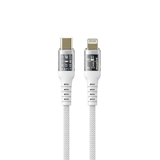 Cabo de Carregamento HAVIT CB6241 Tipo-C Lightning Rápido