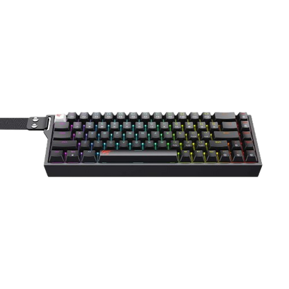 Teclado Gamer Mecânico Transparente TKL HAVIT Gamenote KB922L RGB (82 Teclas)