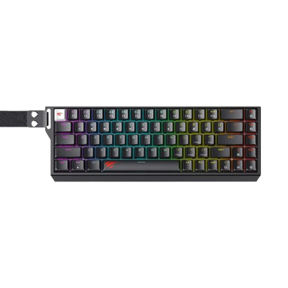 Teclado Gamer Mecânico Transparente TKL HAVIT Gamenote KB922L RGB (82 Teclas)