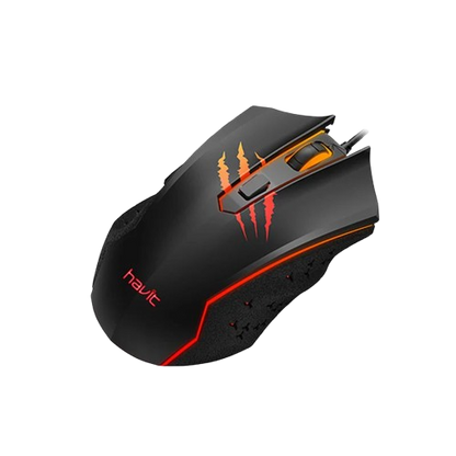 Rato Gamer com Fio USB HAVIT Gamenote MS1027 RGB (3600 DPI)