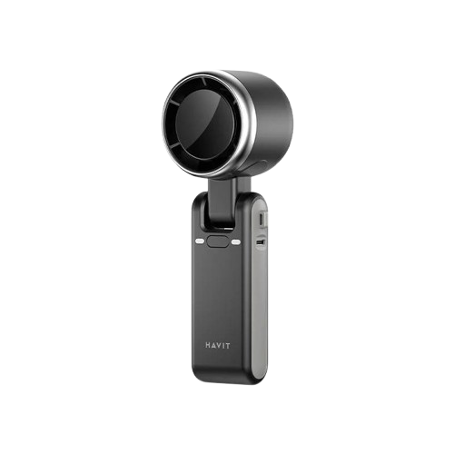 Mini Ventilador Portátil de Alta Velocidade HAVIT HF607 – Turbo, 3 Velocidades e Ultra-Leve