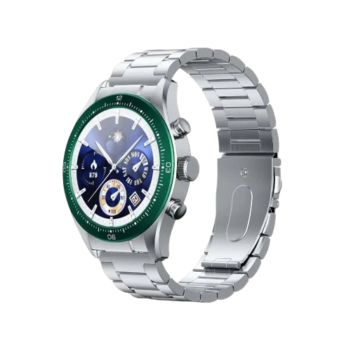 Smartwatch Premium HAVIT LuxeCrown Elite M9072 – Ecrã AMOLED, Chamadas Bluetooth e Corpo em Aço Inoxidável