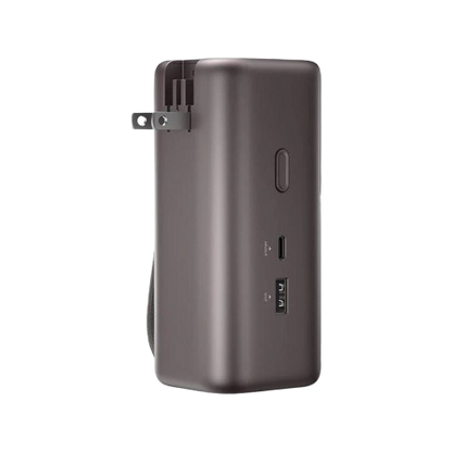 Carregador Híbrido 3-em-1 Power Bank HAVIT PB37 10000mAh – Ultra-Rápido GaN 65W com Tomada AC e Cabo Retrátil.