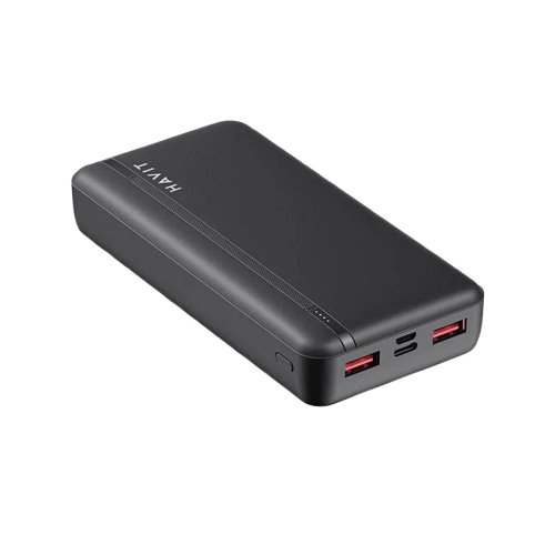 Power Bank Rápido HAVIT PB92 PRETO 20000mAh Carregador Portátil Duplo PD 20W + 22.5W com Ecrã LED