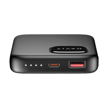 Power Bank Rápido HAVIT PB31 10000mAh   Carregador Portátil Ultra-Rápido PD 25W + 22.5W com Ecrã LED
